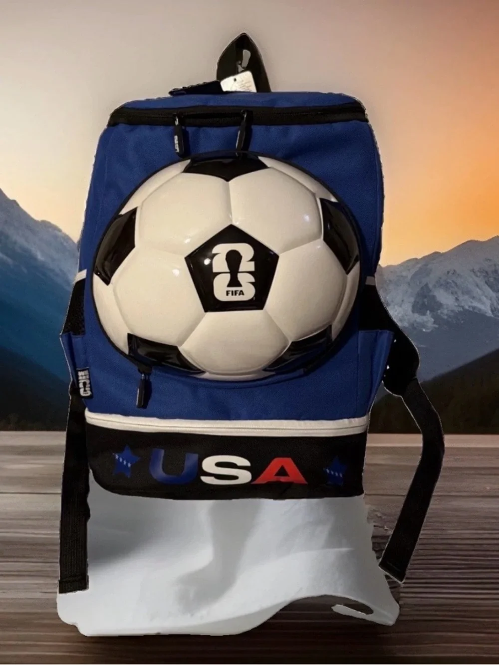 Team USA FIFA 2026 Official Soccer Ball Backpack Bag